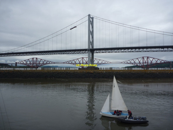 Photo 6"x4" Coastal South Queensferry : Plain Sailing at Port Edgar Queensferry\/NT1278 c2012