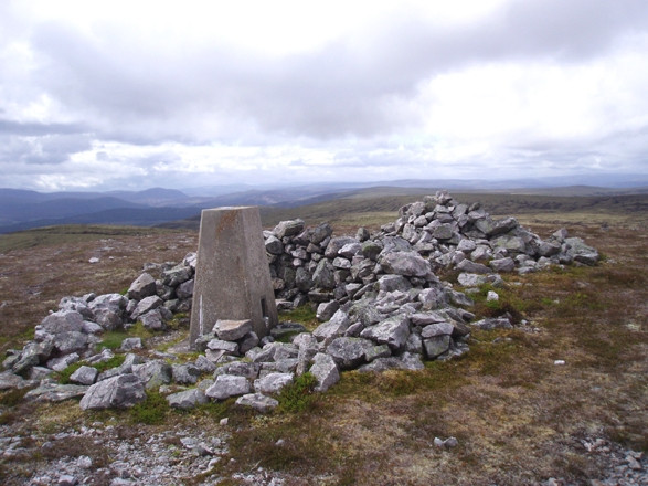 Photo 6"x4" Carn Glas-choire Summit Carn Glas-choire c2008