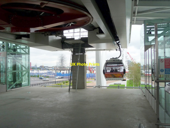 Photo 6"x4" Cable Car Terminus at North Greenwich Greenwich\/TQ3977 c2012 P1
