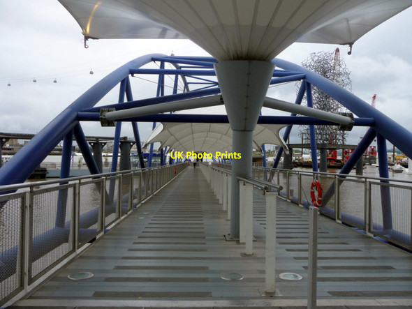 Photo 6"x4" Entrance to North Greenwich Pier Poplar\/TQ3780 c2012