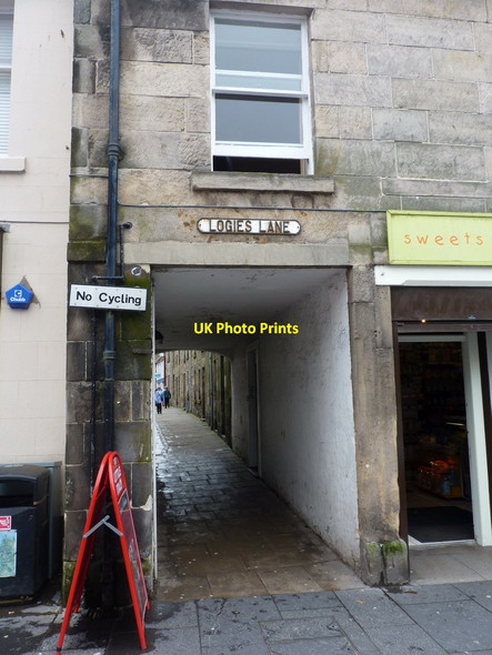 Photo 6"x4" The entrance to Logies Lane, off Market Street St Andrews c2012