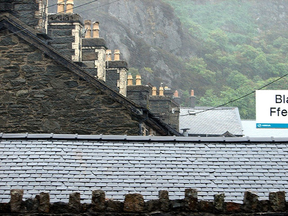 Photo 6"x4" Blaenau Rooftops Blaenau Ffestiniog c2008