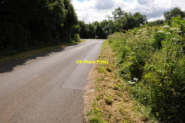Photo 6"x4" Approaching Banbury Road Belt Great Tew c2012