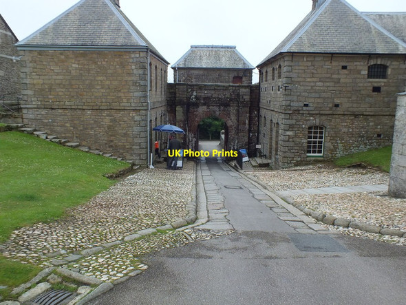 Photo 6"x4" Pendennis Castle Gate house Falmouth c2012