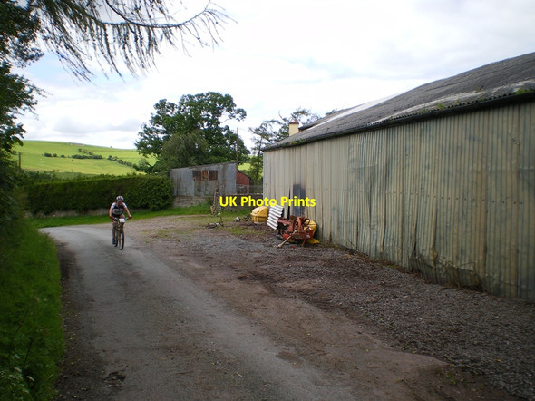Photo 6"x4" Barn at Upper Stitt farm Ratlinghope c2012