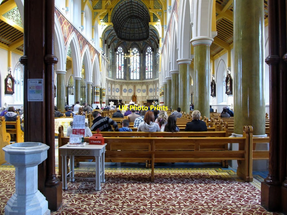 Photo 6"x4" The interior of St Peter's Catholic Cathedral Belfast c2012