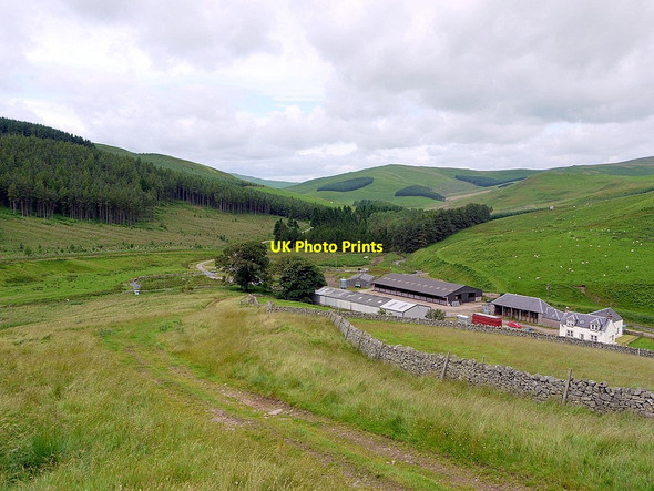 Photo 6"x4" Cocklawfoot from Clennell Street Sourhope c2012
