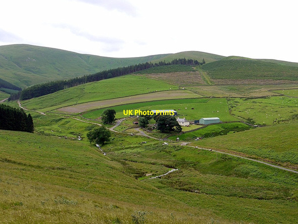 Photo 6"x4" Kelsocleugh from Clennell Street Sourhope c2012