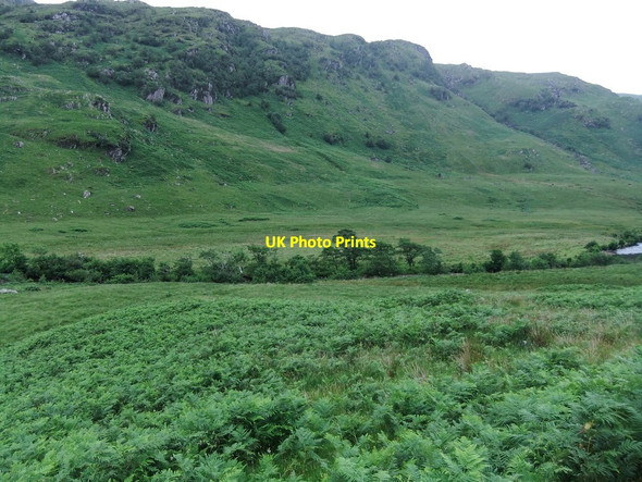 Photo 6"x4" Looking south across the Inverie River Inverie c2012