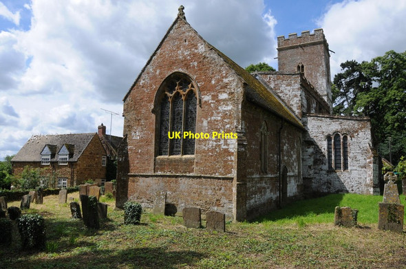 Photo 6"x4" Wigginton church South Newington c2012