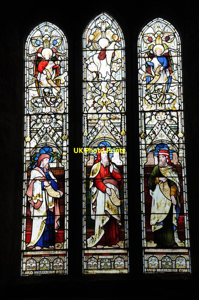 Photo 6"x4" Stained glass window, Swalcliffe church Swalcliffe c2012 P3