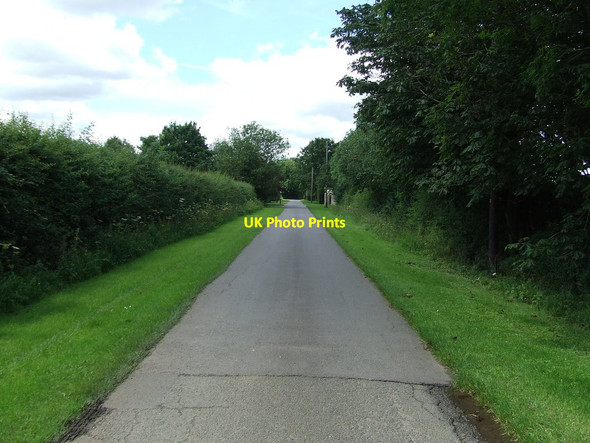 Photo 6"x4" Padlock Road West Wratting c2012