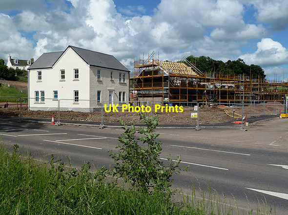 Photo 6"x4" Melrose Gait housing scheme Galashiels c2012