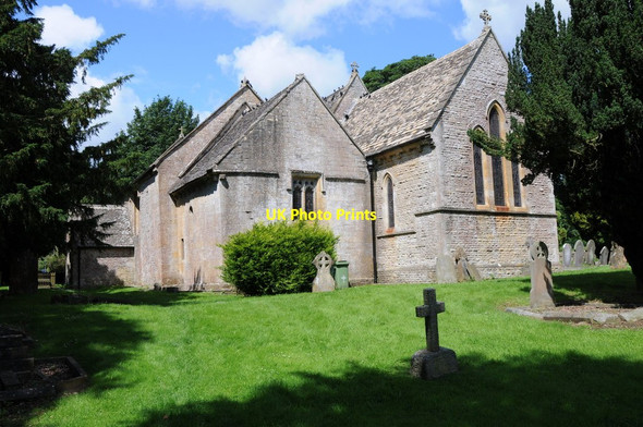 Photo 6"x4" Lower Swell church Stow-on-the-Wold c2012