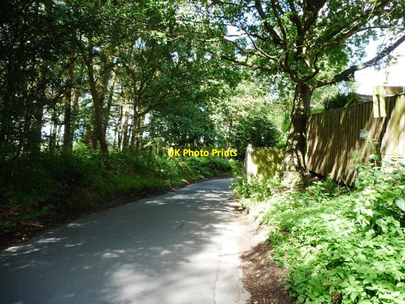 Photo 6"x4" Bracken Park back garden fences Bracken Park c2012