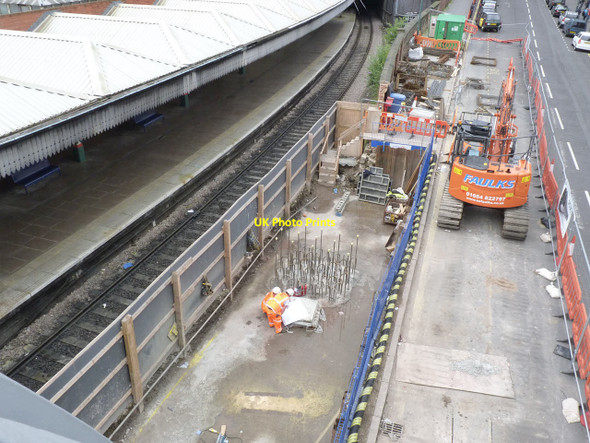 Photo 6"x4" Bridge construction, Station Street Nottingham\/SK5641 c2012