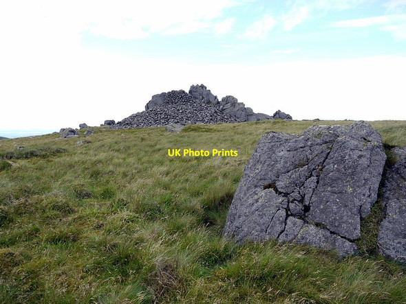 Photo 6"x4" Rocky summit of The Schil Sourhope c2012