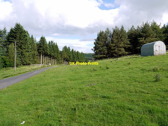 Photo 6"x4" Field barn near Birsness Plantation Sourhope c2012
