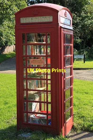 Photo 6"x4" Boxworth Book Exchange, High Street, Boxworth Boxworth c2012
