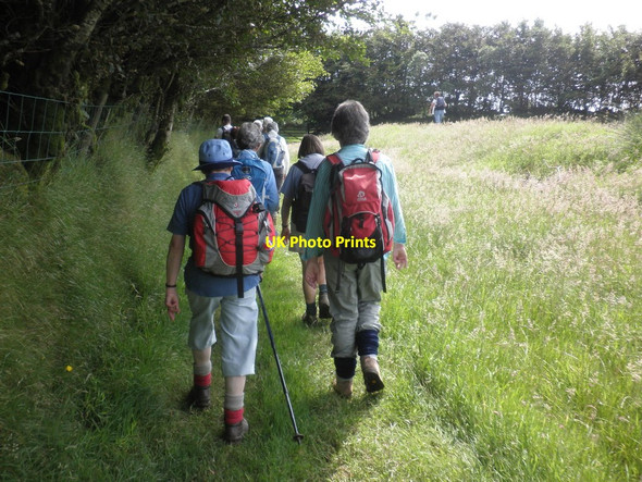 Photo 6"x4" Ramblers, near Winstitchen Simonsbath c2012