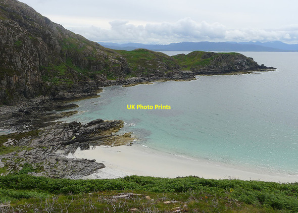 Photo 6"x4" The sandy bay in Camas Daraich Aird \/An \u00c0ird c2012