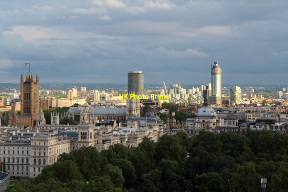 Photo 6"x4" London Skyline from New Zealand High Commission Westminster c2012