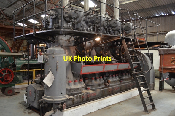 Photo 6"x4" Ruston Diesel Engine Buckenham c2012