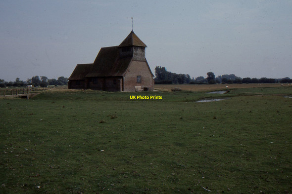 Photo 6"x4" Church of St Thomas a Becket, Fairfield, Romney Marsh Fairfield\/TQ9626 c1997