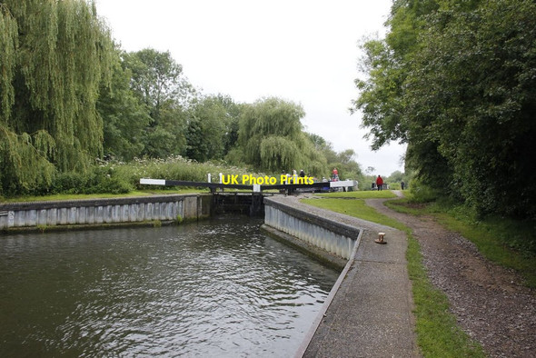 Photo 6"x4" Entrance to Widmead Lock Thatcham c2012