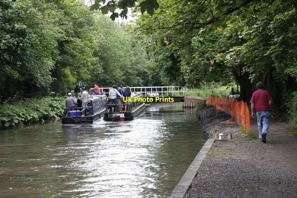 Photo 6"x4" Through the bridge Newbury\/SU4767 c2012