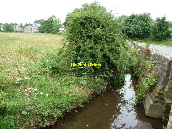 Photo 6"x4" Beck alongside the road, south of Thorner Sandhills\/SE3739 c2012