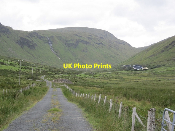 Photo 6"x4" View towards the Grey Mare's Tail Letterbarra c2012