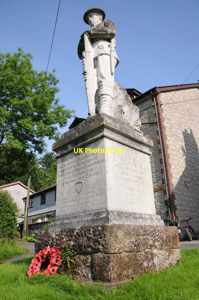 Photo 6"x4" War memorial, New Radnor New Radnor c2012