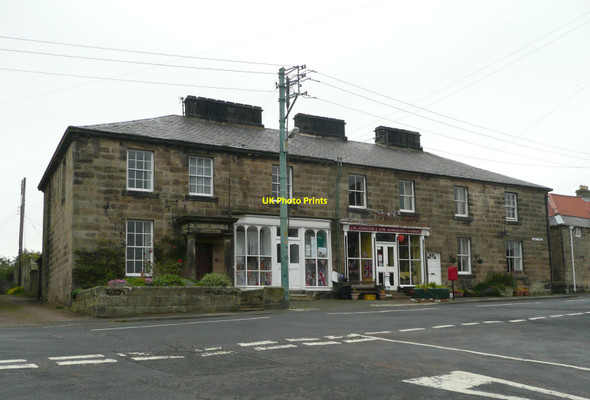 Photo 6"x4" Shops on Front Street Glanton c2012