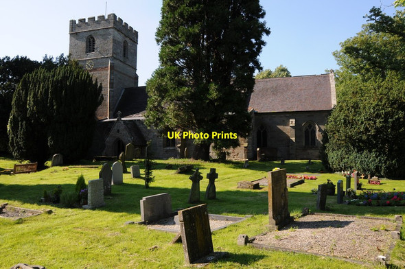 Photo 6"x4" Salwarpe church Droitwich c2012