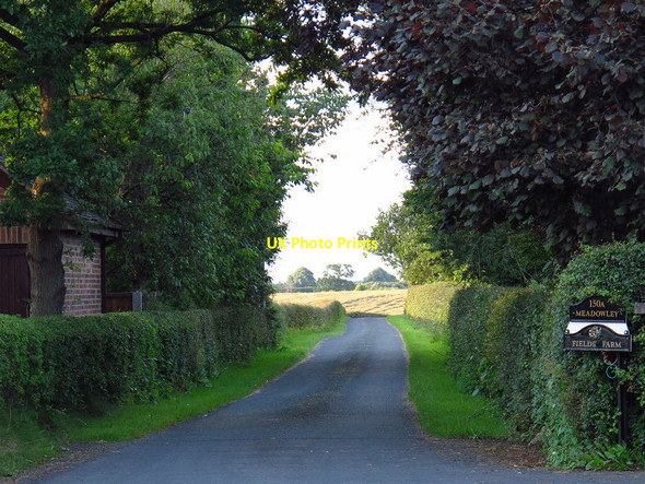Photo 6"x4" Drive to Fields Farm Sandbach c2012