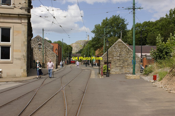Photo 6"x4" Electric Avenue, Crich Tramway Museum Crich c2012
