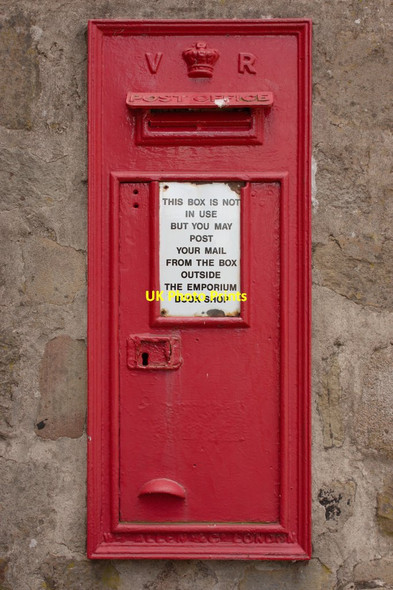 Photo 6"x4" Victorian Postbox, Crich Tramway Museum Crich c2012 P1