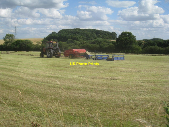 Photo 6"x4" Baling hay near Sutton on Trent Sutton on Trent c2012