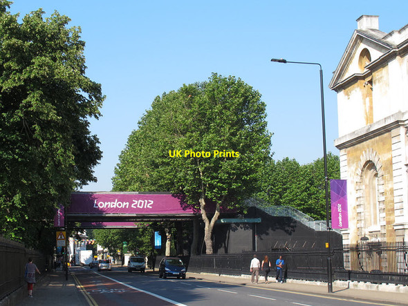 Photo 6"x4" Temporary footbridges over Romney Road Greenwich\/TQ3977 c2012