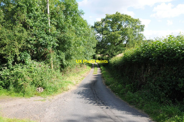 Photo 6"x4" Lane to Dump House Farm Heath Green\/SP0771 c2012