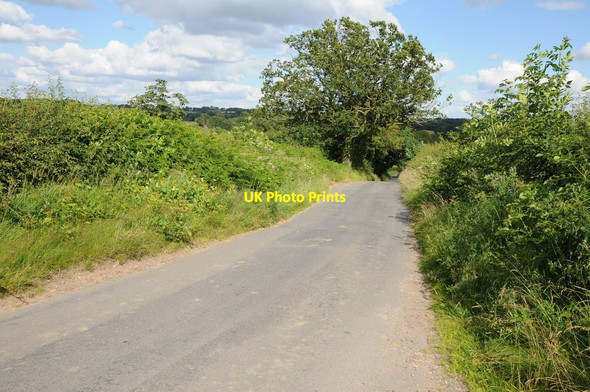 Photo 6"x4" Country road near Lower Rowney Green Rowney Green c2012