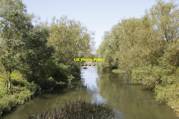 Photo 6"x4" Towards the second weir Lechlade on Thames c2012