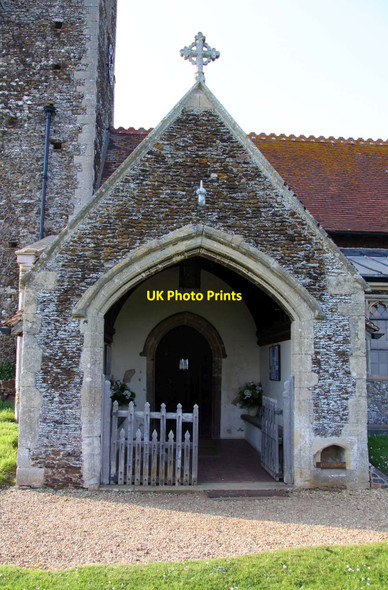 Photo 6"x4" The porch to St Peter and St Paul church West Newton\/TF6927 c2012