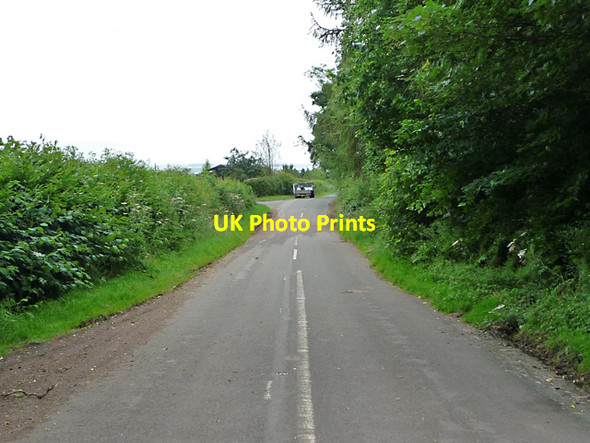 Photo 6"x4" The road by Eildon Mains Eildon c2012