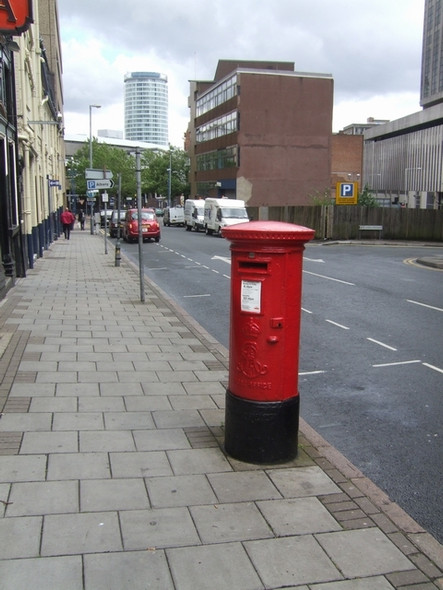 Photo 6"x4" Edward VII Pillarbox on Station Street Lee Bank c2008