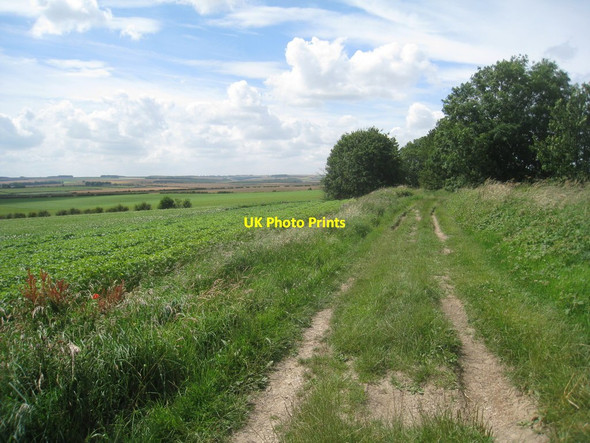 Photo 6"x4" Green Lane near Wetwang Wetwang c2012