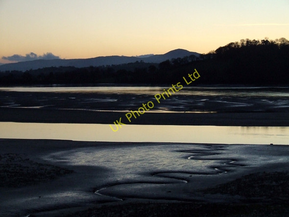 Photo 6"x4" Mudflats on Conwy river at dusk Conwy c2005