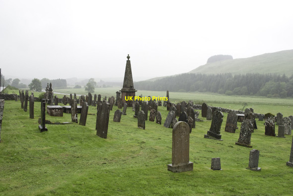 Photo 6"x4" Eskdalemuir Graveyard Eskdalemuir c2012
