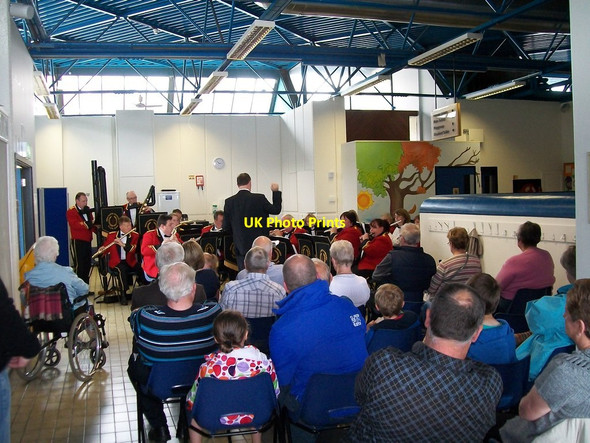 Photo 6"x4" The Ballylone Concert Flute Band at the Newcastle Centre Newcastle\/J3732 c2012